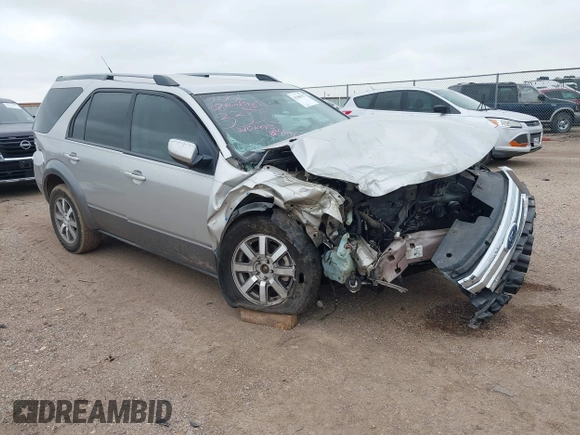 2008 Ford Taurus X SEL с VIN 1FMDK02W38GA43355, выставлен на аукционе IAAI как лот 42380357 с пробегом 178 297 миль миль и . История ставок и продаж доступна на DreamBid. Изображение 1.