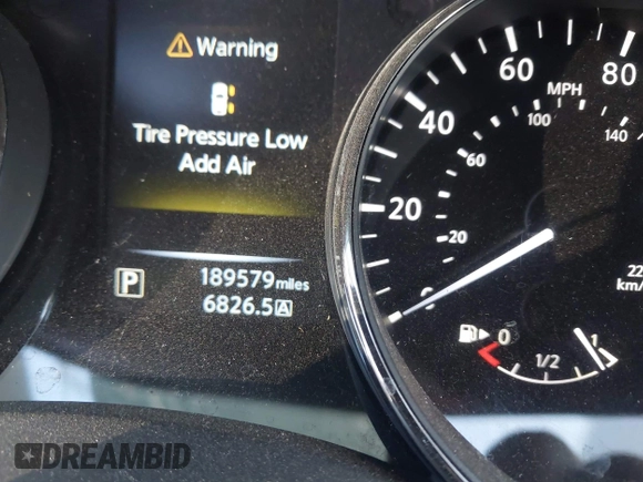 2016 Nissan Rogue SV with VIN KNMAT2MT0GP617296, listed as a IAAI auction lot 41972089 with 189,579 mi miles. Bid and sale history available at carsss.com. Image 16.