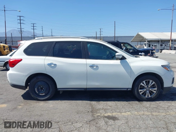 2019 Nissan Pathfinder SV with VIN 5N1DR2MN7KC584791, listed as a IAAI auction lot 42533680 with 57,943 mi miles and . Bid and sale history available at DreamBid. Image 14.