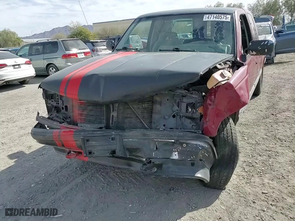 1993 Chevrolet C/K 1500 with VIN 2GCEK19K2P1266449, listed as a Copart auction lot 47140575 with 185,236 mi miles and Salvage Title. Bid and sale history available at carsss.com. Image 10.