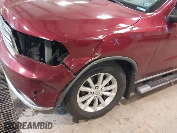 2014 Dodge Durango SXT with VIN 1C4RDHAG2EC344327, listed as a IAAI auction lot 41506093 with 142,264 mi miles and . Bid and sale history available at carsss.com. Image 17.