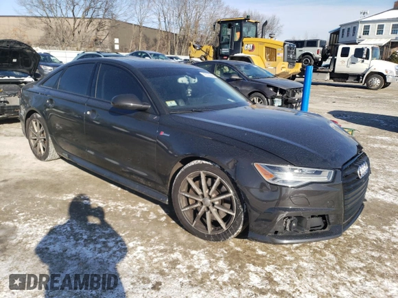 2016 Audi A6 Premium Plus with VIN WAUFGAFC2GN007118, listed as a Copart auction lot 46515315 with 69,099 mi miles and Salvage Title. Bid and sale history available at DreamBid. Image 4.