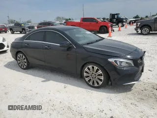 2018 Mercedes-Benz CLA with VIN WDDSJ4EB6JN686613, listed as a Copart auction lot 53536225 with 45,368 mi miles and Salvage Title. Bid and sale history available at carsss.com. Image 4.