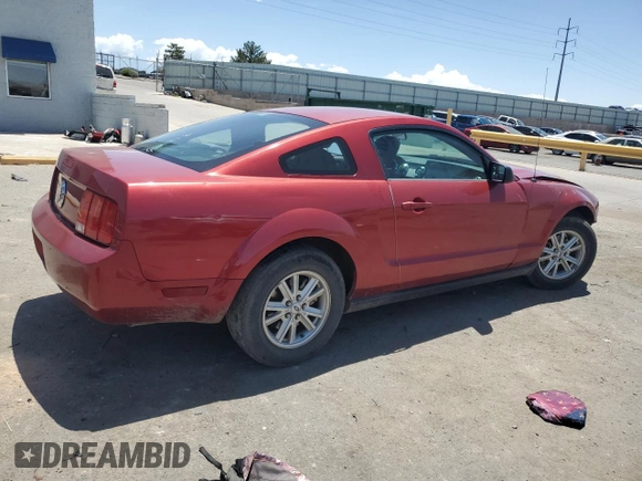 2005 Ford Mustang Deluxe with VIN 1ZVFT80N355107272, listed as a Copart auction lot 58216885 with 126,742 mi miles and Salvage title. Bid and sale history available at DreamBid. Image 3.