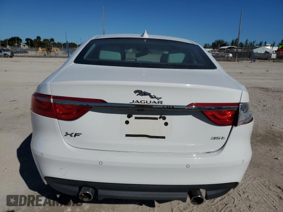2016 Jaguar XF 35t Prestige with VIN SAJBE4BV6GCY03772, listed as a Copart auction lot 81956934 with 51,187 mi miles and Non Repairable. Bid and sale history available at carsss.com. Image 6.