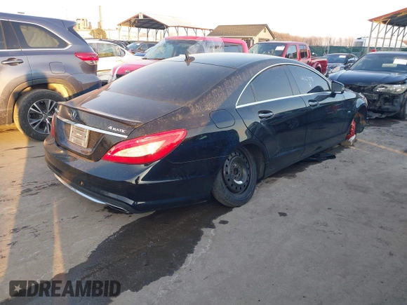 2012 Mercedes-Benz CLS 550 with VIN WDDLJ9BB0CA029676, listed as a IAAI auction lot 41269798 with 79,959 mi miles and . Bid and sale history available at DreamBid. Image 4.