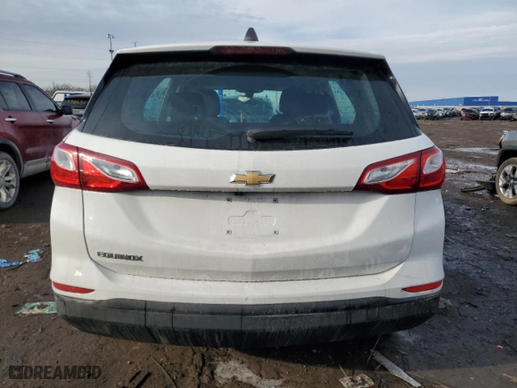 2019 Chevrolet Equinox LS with VIN 3GNAXHEV3KS606558, listed as a Copart auction lot 46854435 with 97,351 mi miles and Salvage Title. Bid and sale history available at carsss.com. Image 6.