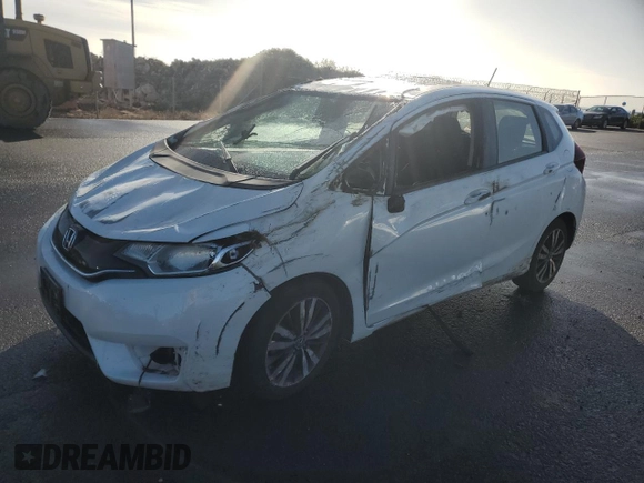 2017 Honda Fit EX with VIN JHMGK5H7XHS010668, listed as a Copart auction lot 87545555 with 54,452 mi miles and Salvage Title. Bid and sale history available at carsss.com. Image 1.