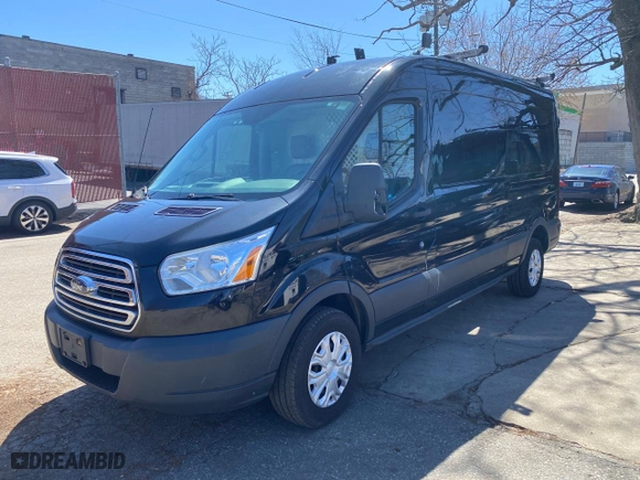 2015 Ford Transit Cargo Van with VIN 1FTNR2CM3FKA14543, listed as a Copart auction lot 52865615 with 157,133 mi miles and Clean Title. Bid and sale history available at carsss.com. Image 2.