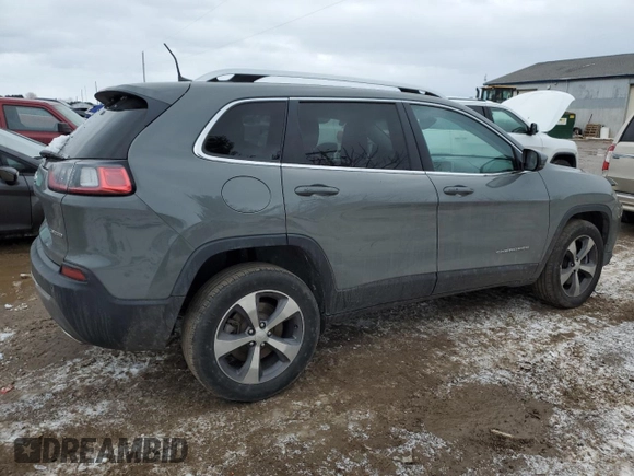 2020 Jeep Cherokee Limited with VIN 1C4PJMDN4LD564756, listed as a Copart auction lot 42547385 with 44,470 mi miles and Non repairable. Bid and sale history available at DreamBid. Image 3.