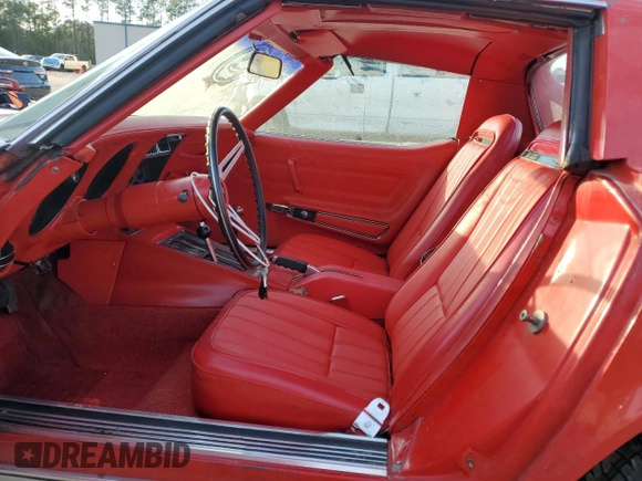 1972 Chevrolet Corvette with VIN 1Z37K2S501379, listed as a Copart auction lot 88223115 with 49,405 mi miles and Salvage title. Bid and sale history available at DreamBid. Image 7.