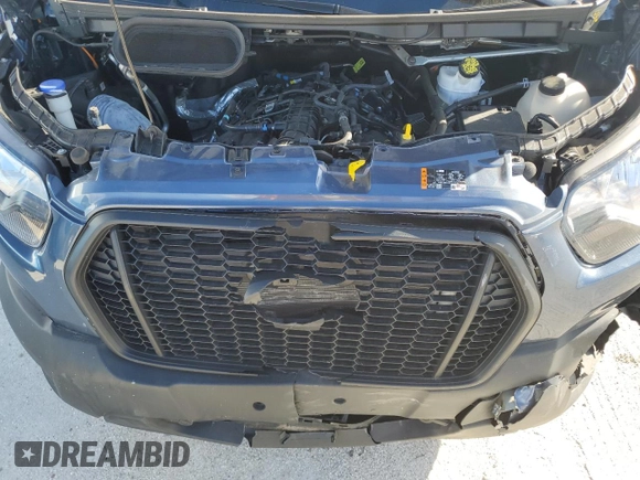 2024 Ford Transit Cargo with VIN 1FTRU8XG8RKA15196, listed as a Copart auction lot 84198984 with 12,267 mi miles and Salvage Title. Bid and sale history available at DreamBid. Image 13.