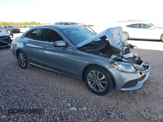 2016 Mercedes-Benz C 300 with VIN 55SWF4JB7GU109002, listed as a Copart auction lot 58001245 with 109,289 mi miles and Salvage title. Bid and sale history available at DreamBid. Image 4.