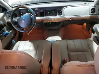 2009 Mercury Grand Marquis LS with VIN 2MEHM75VX9X618590, listed as a Copart auction lot 53475205 with 110,097 mi miles and Salvage Title. Bid and sale history available at carsss.com. Image 8.