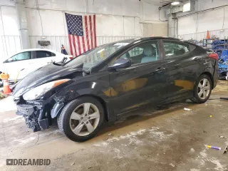 2012 Hyundai Elantra GLS with VIN KMHDH4AE1CU262999, listed as a Copart auction lot 48101655 with 0 mi miles and Non Repairable. Bid and sale history available at carsss.com. Image 1.