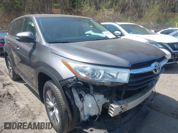 2015 Toyota Highlander LE z VIN 5TDBKRFH5FS178691, wystawiony jako IAAI lot #42058496 z przebiegiem 103 411 mil mil oraz . Historia ofert i sprzedaży dostępna na DreamBid. Obrazek 1.