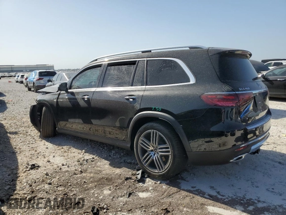 2025 Mercedes-Benz GLS with VIN 4JGFF5KE9SB317664, listed as a Copart auction lot 49436215 with 1,031 mi miles and Salvage Title. Bid and sale history available at carsss.com. Image 2.
