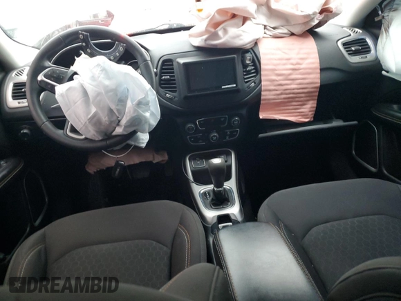 2019 Jeep Compass Sport with VIN 3C4NJCAB9KT778064, listed as a Copart auction lot 58696275 with 110,878 mi miles and Salvage title. Bid and sale history available at DreamBid. Image 8.