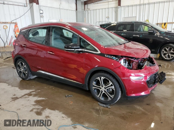 2017 Chevrolet Bolt EV Premier with VIN 1G1FX6S01H4166210, listed as a Copart auction lot 60314705 with 42,703 mi miles and Non repairable. Bid and sale history available at DreamBid. Image 4.