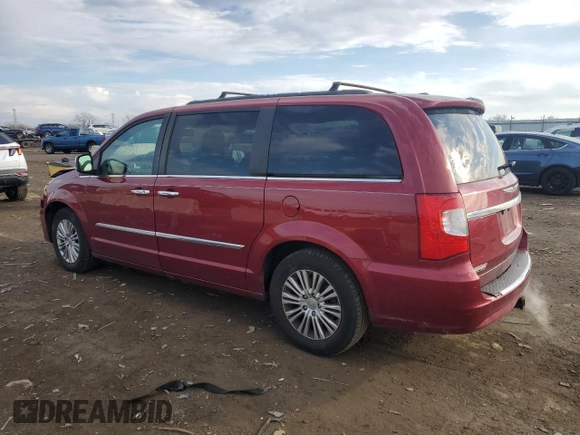 2015 Chrysler Town & Country Touring-L with VIN 2C4RC1CG1FR677280, listed as a Copart auction lot 44244245 with 95,529 mi miles and Salvage Title. Bid and sale history available at carsss.com. Image 2.