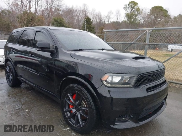 2019 Dodge Durango SRT with VIN 1C4SDJGJXKC550910, listed as a IAAI auction lot 41497932 with 62,541 mi miles and . Bid and sale history available at DreamBid. Image 1.
