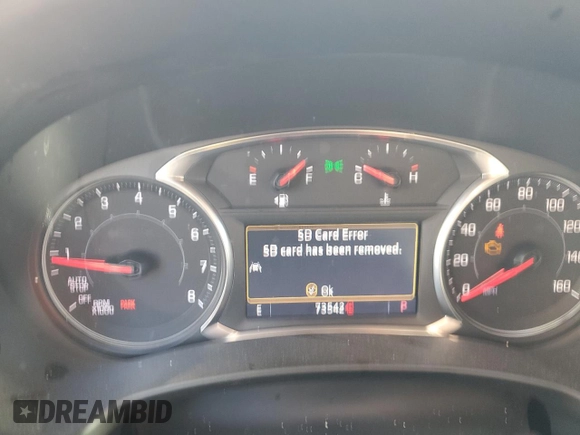 2019 GMC Terrain Denali with VIN 3GKALXEXXKL187803, listed as a Copart auction lot 78712724 with 73,542 mi miles and Salvage Title. Bid and sale history available at carsss.com. Image 9.