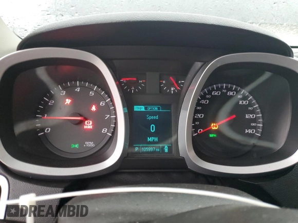 2015 Chevrolet Equinox LT with VIN 2GNFLGE36F6309296, listed as a Copart auction lot 43162555 with 105,997 mi miles and Non Repairable. Bid and sale history available at carsss.com. Image 9.