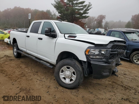 2023 Ram 2500 Tradesman with VIN 3C6UR5HJ4PG589374, listed as a Copart auction lot 77361114 with 11,965 mi miles and Salvage Title. Bid and sale history available at carsss.com. Image 4.