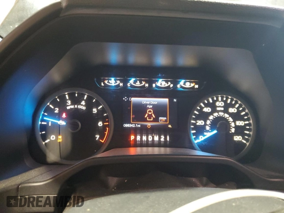 2017 Ford F-150 XL with VIN 1FTEX1EP3HFA17932, listed as a Copart auction lot 57824625 with 98,342 mi miles and Salvage title. Bid and sale history available at DreamBid. Image 9.