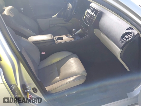 2009 Lexus IS 250 with VIN JTHBK262X92088353, listed as a IAAI auction lot 42059284 with 179,677 mi miles and . Bid and sale history available at DreamBid. Image 5.