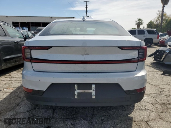 2023 Polestar 2 with VIN YSMEG3KA4PL154278, listed as a Copart auction lot 51384835 with 43,496 mi miles and Clean Title. Bid and sale history available at carsss.com. Image 6.