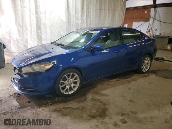 2013 Dodge Dart Rallye with VIN 1C3CDFBH0DD709053, listed as a Copart auction lot 49690255 with 90,232 mi miles and Salvage Title. Bid and sale history available at carsss.com. Image 1.