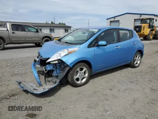 2013 Nissan LEAF SV with VIN 1N4AZ0CP0DC418510, listed as a Copart auction lot 56605165 with 101,509 mi miles and Salvage title. Bid and sale history available at DreamBid. Image 1.