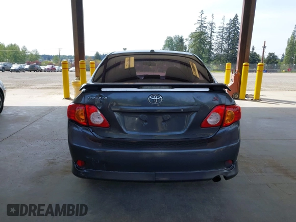 2009 Toyota Corolla with VIN 1NXBU40E79Z133873, listed as a IAAI auction lot 42132035 with 232,578 mi miles. Bid and sale history available at carsss.com. Image 16.