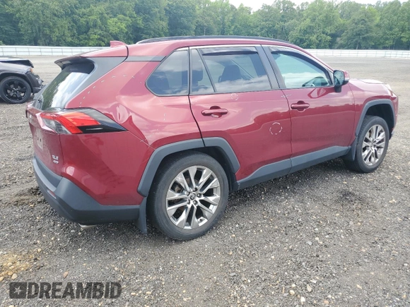 2021 Toyota RAV4 XLE Premium z VIN 2T3A1RFV2MW184609, wystawiony jako Copart lot #60129555 z przebiegiem 69 502 mil mil oraz Szkoda całkowita • Salvage title. Historia ofert i sprzedaży dostępna na DreamBid. Obrazek 3.