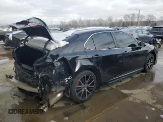 2021 Toyota Camry SE Nightshade with VIN 4T1G11AK4MU573107, listed as a Copart auction lot 45020185 with 80,770 mi miles and Salvage Title. Bid and sale history available at carsss.com. Image 3.