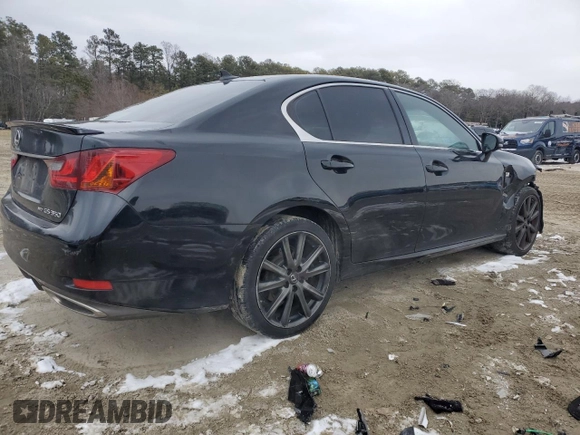 2014 Lexus GS 350 with VIN JTHCE1BL6E5025313, listed as a Copart auction lot 46050295 with 169,269 mi miles and Salvage title. Bid and sale history available at DreamBid. Image 3.