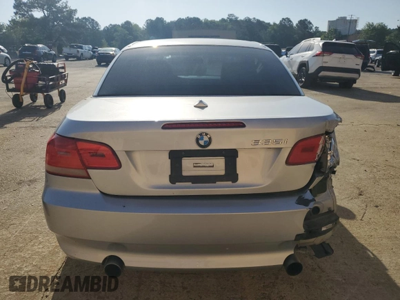 2007 BMW 3 Series 335i with VIN WBAWL73577PX48793, listed as a Copart auction lot 57129955 with 134,546 mi miles and Salvage title. Bid and sale history available at DreamBid. Image 6.