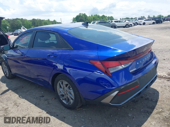 2024 Hyundai Elantra SEL with VIN KMHLM4DG8RU770920, listed as a IAAI auction lot 42191038 with 5,818 mi miles and . Bid and sale history available at DreamBid. Image 3.