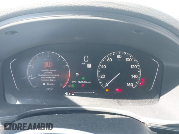 2024 Honda Civic LX z VIN 2HGFE2F25RH568111, wystawiony jako IAAI lot #41982920 z przebiegiem 20 286 mil mil oraz . Historia ofert i sprzedaży dostępna na DreamBid. Obrazek 7.