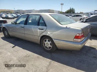 1997 Mercedes-Benz S-Class with VIN WDBGA43GXVA365653, listed as a Copart auction lot 52565395 with 138,555 mi miles and Clean Title. Bid and sale history available at carsss.com. Image 2.