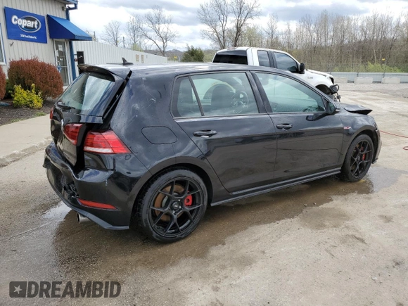2019 Volkswagen GTI S z VIN 3VW6T7AU6KM027387, wystawiony jako Copart lot #51579585 z przebiegiem 73 586 mil mil oraz Szkoda całkowita • Salvage title. Historia ofert i sprzedaży dostępna na DreamBid. Obrazek 3.