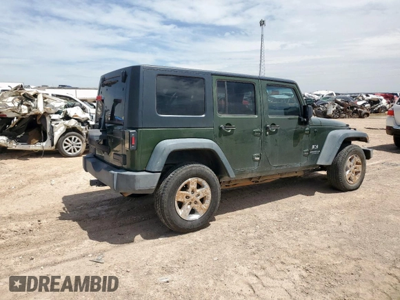 2008 Jeep Wrangler Unlimited X с VIN 1J4GA39128L537191, выставлен на аукционе Copart как лот 56844345 с пробегом 305 764 миль миль и Списание • Salvage title. История ставок и продаж доступна на DreamBid. Изображение 3.