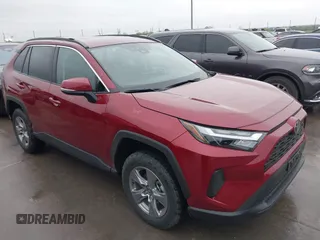 2025 Toyota RAV4 XLE with VIN 2T3W1RFV7SW372836, listed as a IAAI auction lot 41898906 with 2,332 mi miles. Bid and sale history available at carsss.com. Image 1.