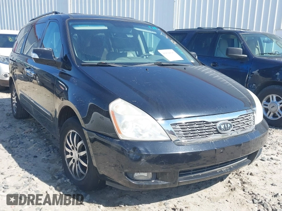 2011 Kia Sedona EX with VIN KNDMH4C76B6398261, listed as a IAAI auction lot 41894696 with 180,297 mi miles. Bid and sale history available at carsss.com. Image 6.