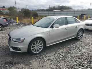 2014 Audi A4 Premium with VIN WAUAFAFL1EN014782, listed as a Copart auction lot 86588944 with 54,754 mi miles and Salvage Title. Bid and sale history available at carsss.com. Image 1.