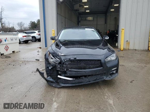 2014 Infiniti Q50 Premium with VIN JN1BV7AR5EM702785, listed as a Copart auction lot 53533525 with 98,054 mi miles and Salvage Title. Bid and sale history available at carsss.com. Image 5.