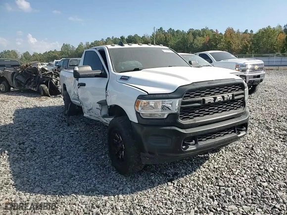 2019 Ram 2500 Tradesman with VIN 3C6UR5HL8KG566299, listed as a Copart auction lot 76331554 with 105,064 mi miles and Salvage Title. Bid and sale history available at carsss.com. Image 11.