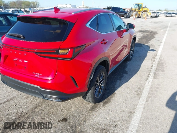 2024 Lexus NX with VIN 2T2GKCEZ1RC027918, listed as a IAAI auction lot 41955635 with 24,434 mi miles. Bid and sale history available at carsss.com. Image 4.