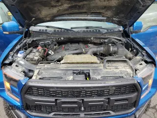 2019 Ford F-150 Raptor with VIN 1FTFW1RG5KFB89789, listed as a Copart auction lot 80231564 with 34,752 mi miles and Salvage Title. Bid and sale history available at carsss.com. Image 11.